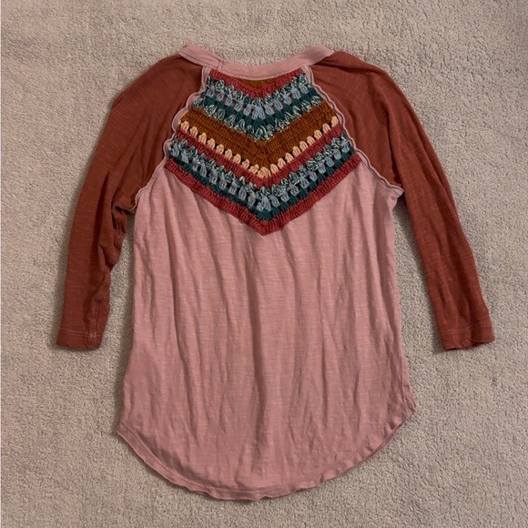 Free People 'Spring Bound' 3/4 Sleeve Top - Picture 4 of 5